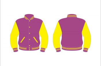 Get quality custom Purple and Yellow varsity jacket in 2023