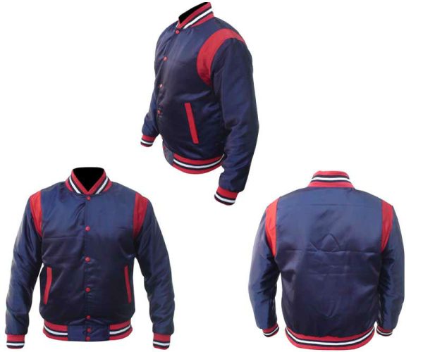 University Jacket Genuine Leather Sleeves Jacket Men Life Letterman Windbreaker Work Baseball Basketball Bomber Varsity Jacket - Image 4