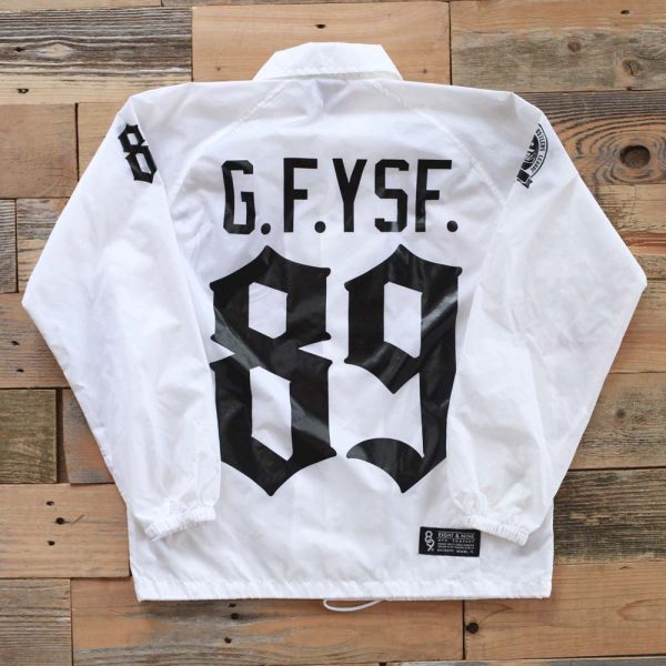 Boys Nylon Coaches Jackets Light Weight Simple Custom Logo Waterproof Button up Winter Jacket for Men Pockets Stand OEM Service in 2025 - Image 2