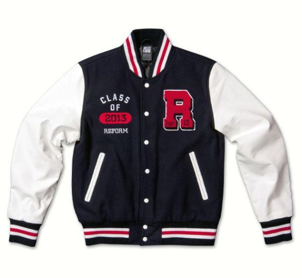 New Wholesale Custom Men Applique Embroidery Winter Jacket Leather Sleeves Baseball Letterman Varsity Jackets - Image 2